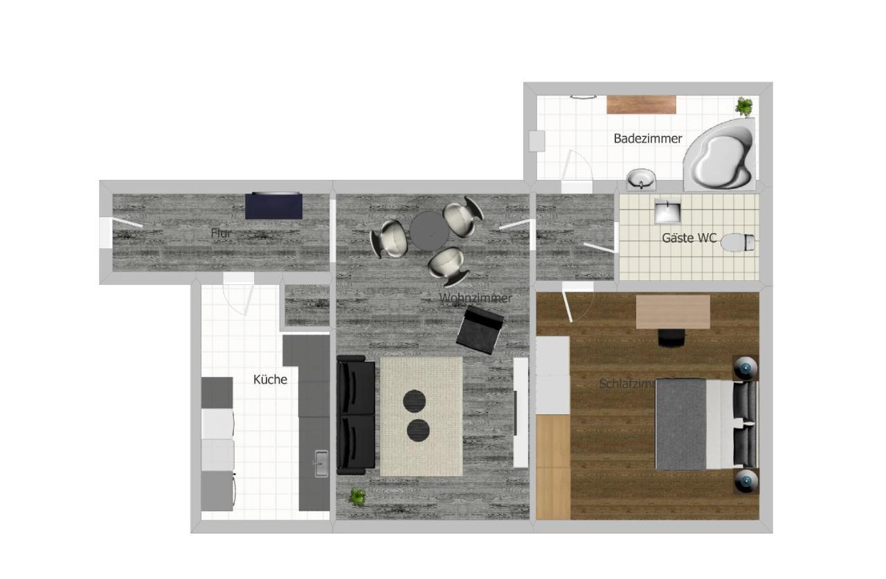 Ferienwohnung Deluxe! Hbf-Naehe Mit Kingsize-Bett, 65 M2 Duisburg Exterior foto
